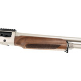 Close‑up of MAC 2 Tactical Marine Wood walnut forearm and barrel assembly