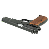 Top-down view highlighting barrel fit and classic lines of the P-35B