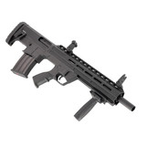 Side view of Tokarev BULLPUMP shotgun with polymer sights