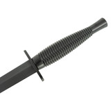 close-up of WWII-style Fairbairn-Sykes knife for collectors and enthusiasts