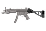 SBT5 pistol brace with single push pin fit for MP5 clones