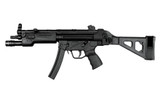 Adjustable nylon strap on SBT5 side-folding pistol brace