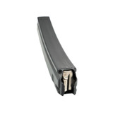 Close-up of reinforced feed lips on MAC 5 30-round magazine