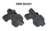 G-Code Paradigm Universal Fit Holster Small/Medium with pistol securely inside, showing firearm fitment and retention