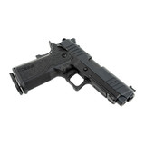 Front view of B9R pistol showing barrel and sight alignment
