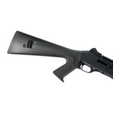 Close-up of MAC-1014 buttstock and recoil pad