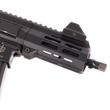 barrel close up shot of the MAC IX 9mm PCC with MP5 magazine