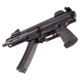 upwards view of the MAC IX 9mm PCC with MP5 magazine