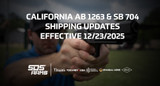 California Shipping Restrictions Effective Dec. 23, 2025