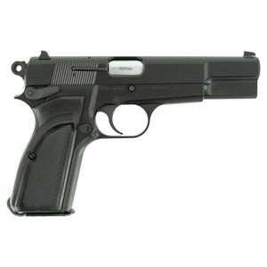 Right-side view of Inglis L9A1 Hi-Power with matte Cerakote® finish and polymer grips Right-side view of Inglis L9A1 Hi-Power with matte Cerakote® finish and polymer grips