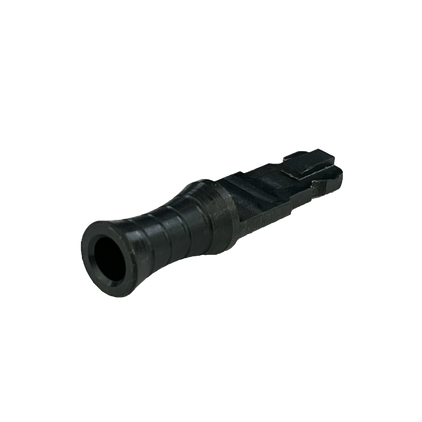 Tokarev TBP 12P charging handle close-up, black steel construction Tokarev TBP 12P charging handle close-up, black steel construction