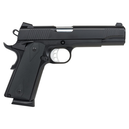 Tisas 1911 Duty B45 full-size .45 ACP pistol right side view on white background Tisas 1911 Duty B45 full-size .45 ACP pistol right side view on white background