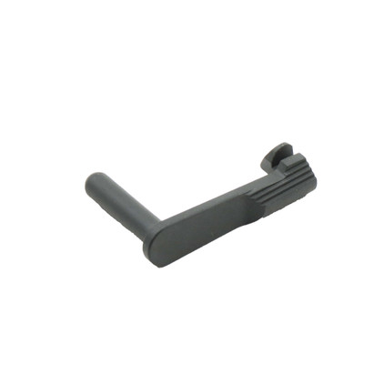 1911 Slide Stop Lever in matte grey finish, side view