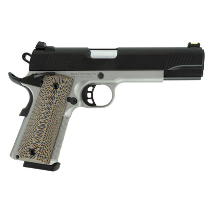 Left side view of Tisas 1911 D10 FO 10MM forged pistol