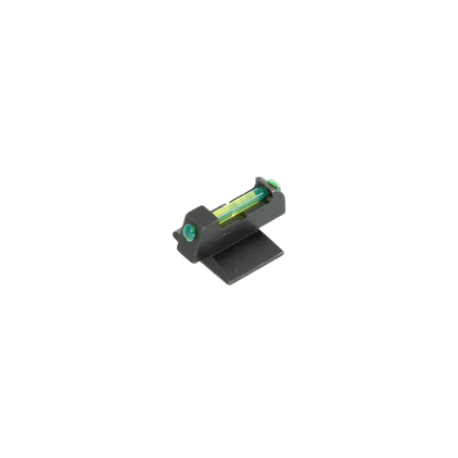  1911 green fiber optic front sight side profile – Novak cut
