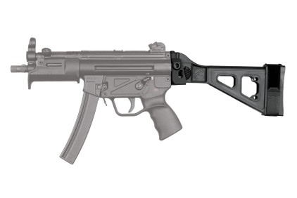 SBT5K pistol brace with side-folding polymer end cap SBT5K pistol brace with side-folding polymer end cap