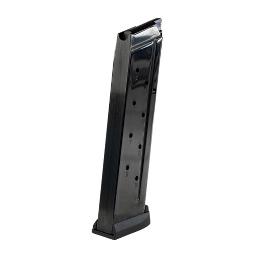 1911 Magazine Extended Base 9MM 10-round side view 1911 Magazine Extended Base 9MM 10-round side view