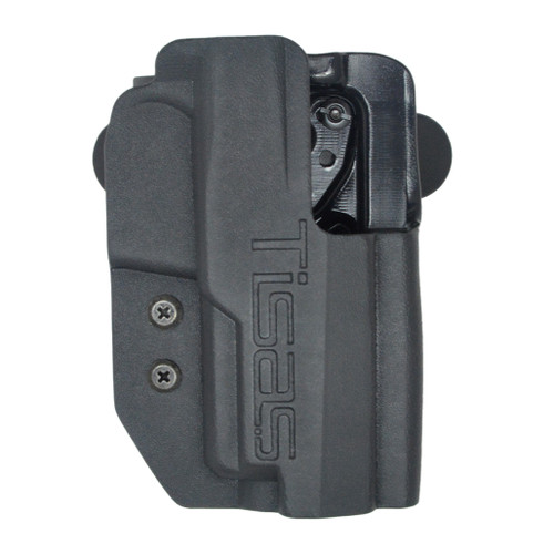 outside view of Comp-Tac International Holster PX-9 Duty Comp GEN3 full view with OWB belt mount outside view of Comp-Tac International Holster PX-9 Duty Comp GEN3 full view with OWB belt mount