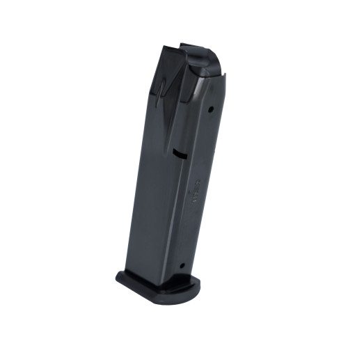 Tisas Zigana 9MM 17RD OEM magazine with black finish, left side view Tisas Zigana 9MM 17RD OEM magazine with black finish, left side view