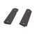 1911 overmolded grip panel set with diamond checkering for ambidextrous safety