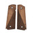1911 walnut grip set with smooth and textured finish