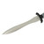 Military-style MAC MK II Knife focus close up on blade