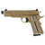 Side view of Tisas 1911 B45RGD TH with Cerakote finish and G10 grips