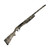 Angled perspective of Spandau S2 shotgun showing overall build and camo/finish