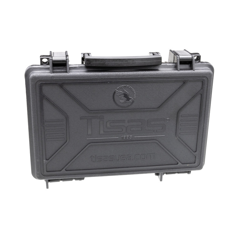 Tisas PX-9 Hardcase closed black polymer shell with Tisas logo