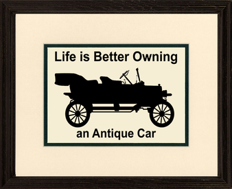 Custom Antique  Car Print A