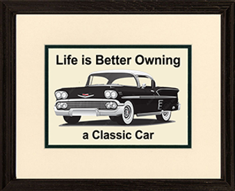 Custom Classic Car Print A