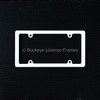 Bulk Pricing Blank Thin Rim White Plastic License Plate Frame