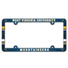 West Virginia University Mountaineers Full Color Plastic License Plate Frame