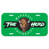 Marshall University "The Herd" Plastic License Plate
