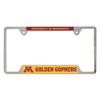 University Of Minnesota Golden Gophers Chrome License Plate Frame - Metal