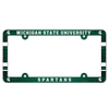 Michigan State University Spartans Full Color Plastic License Plate Frame