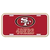 San Francisco 49ers Logo Plastic License Plate