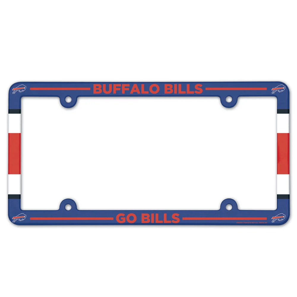 Buffalo Bills Full Color Plastic License Plate frame