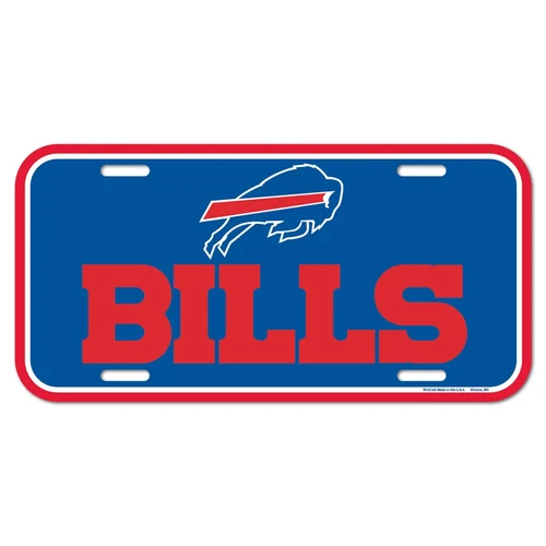 Buffalo Bills Logo Plastic License Plate