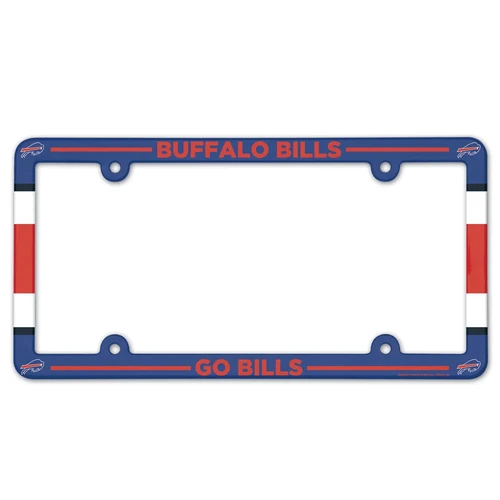 Buffalo Bills Full Color Plastic License Plate frame