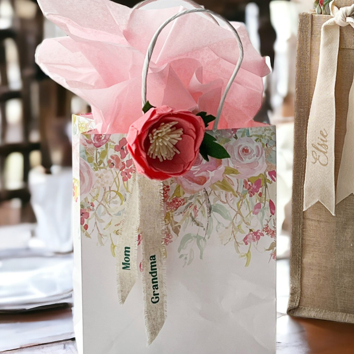 Image of Fringed Linen Ribbon
