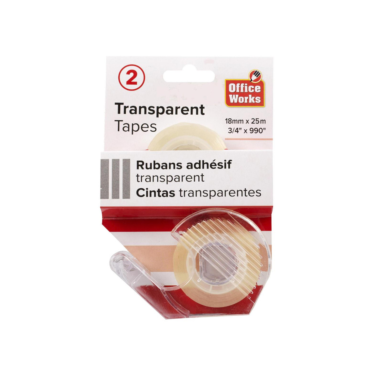 Transparent Tape - 18mm x 25m Transparent Tape - 18mm x 25m