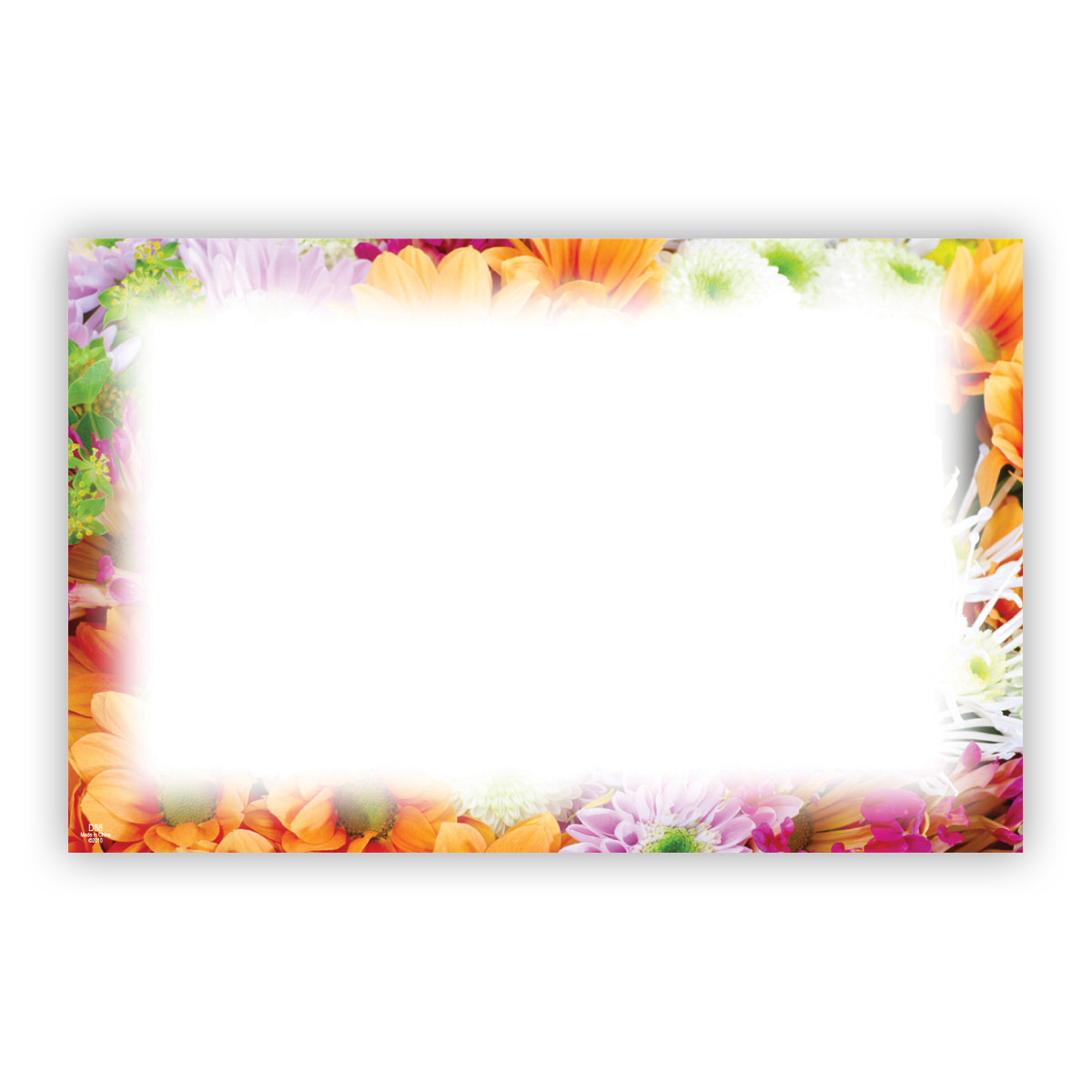 Flower Border - 3.5 x 2.25 in.