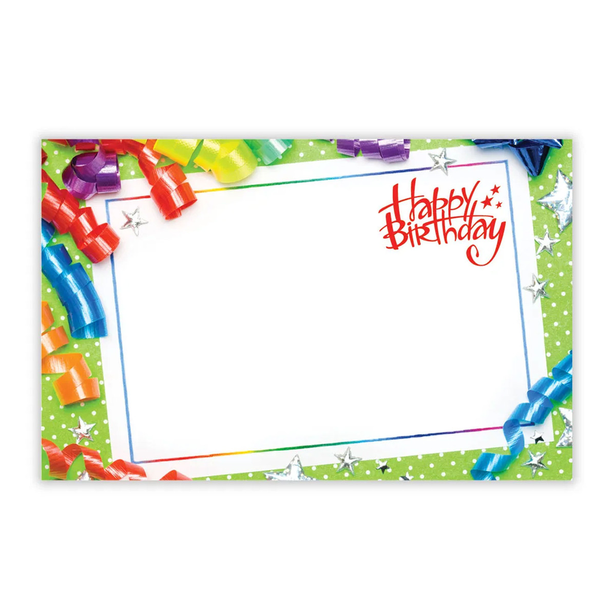 Birthday Curling Ribbon - 3.5 x 2.25 in.