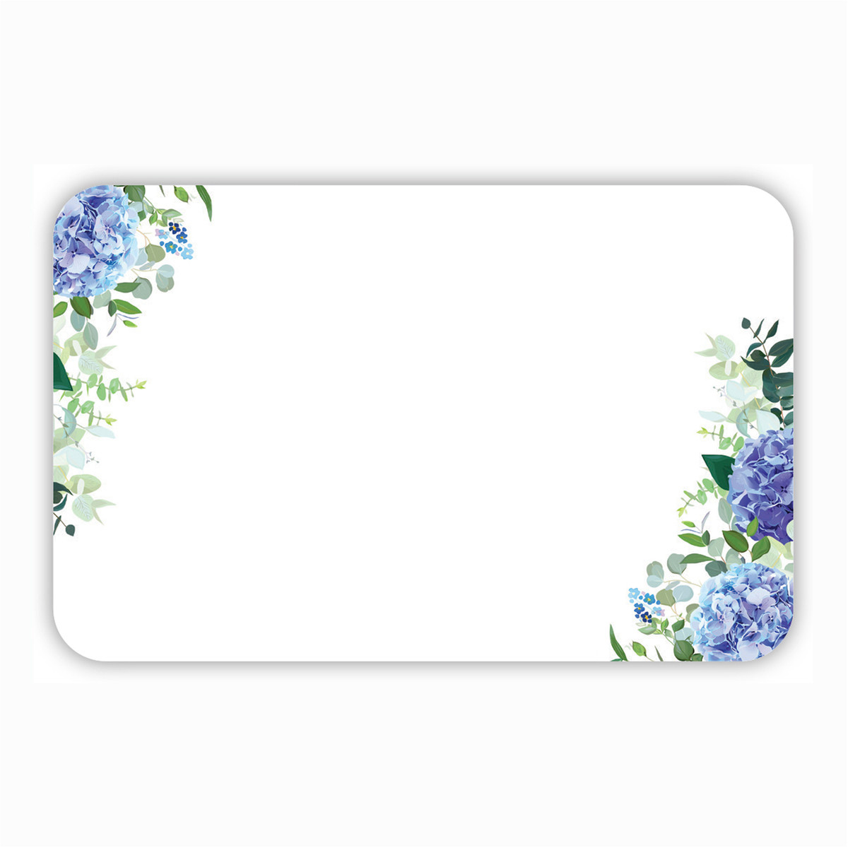 Blue Hydrangeas - 3.5 x 2.25 in.