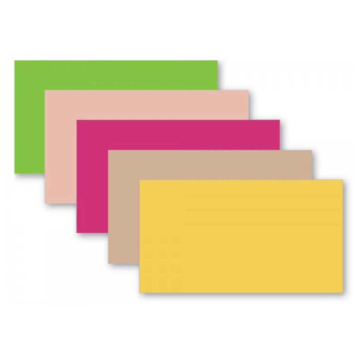 Assorted Colour Envelopes - 4.25 x 2.5 in.