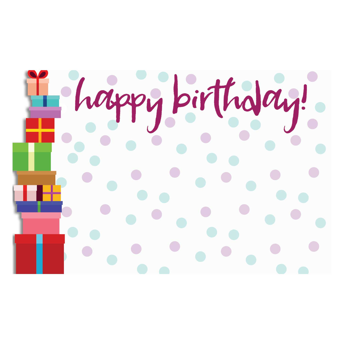 Birthday Presents - 3.5 x 2.25 in. Birthday Presents - 3.5 x 2.25 in.