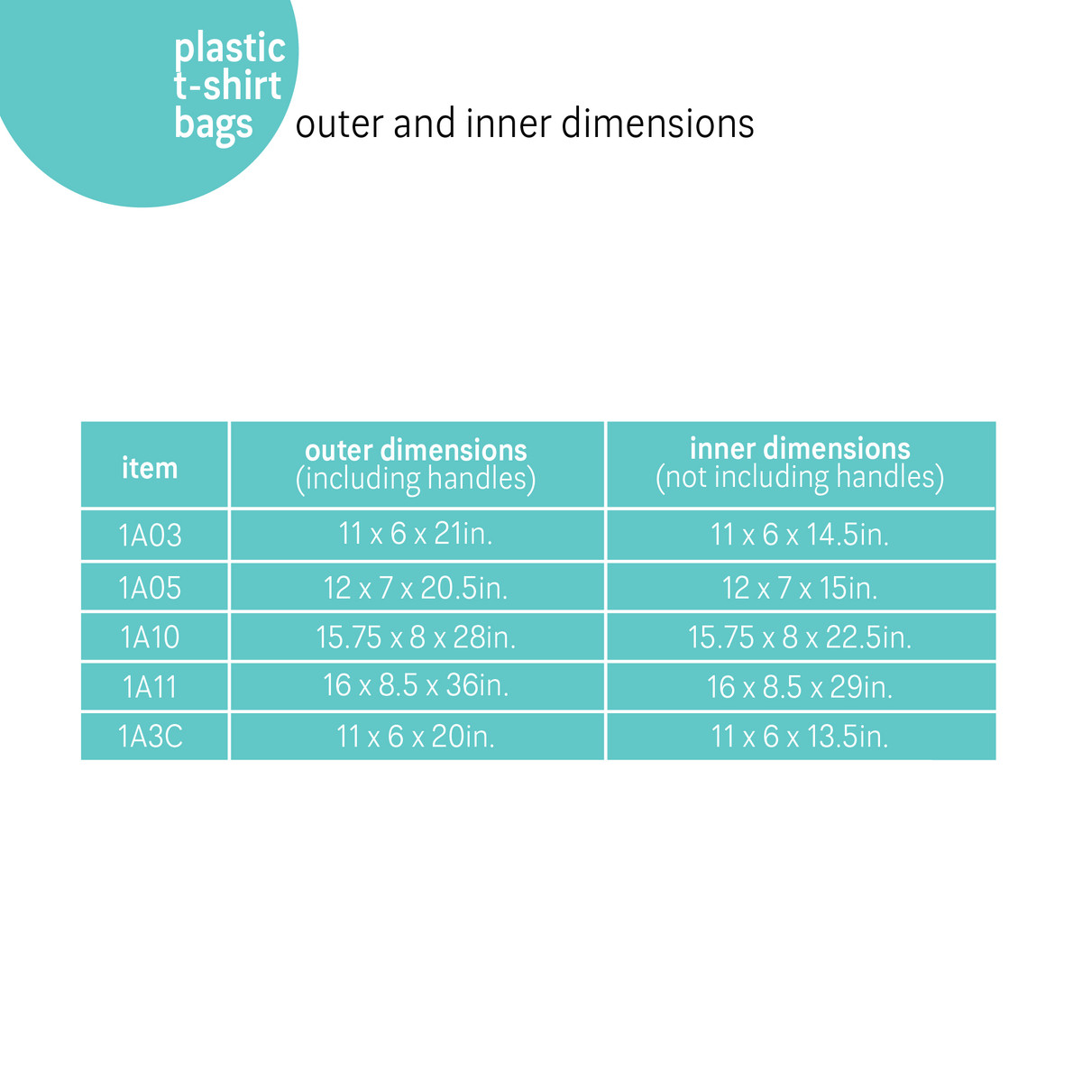 Image of Plastic T-Shirt Bags