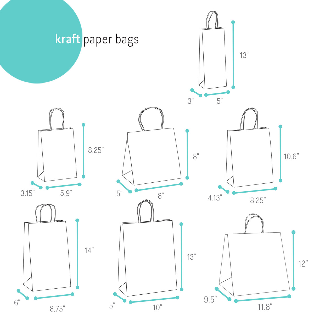 Image of Kraft Paper Bags