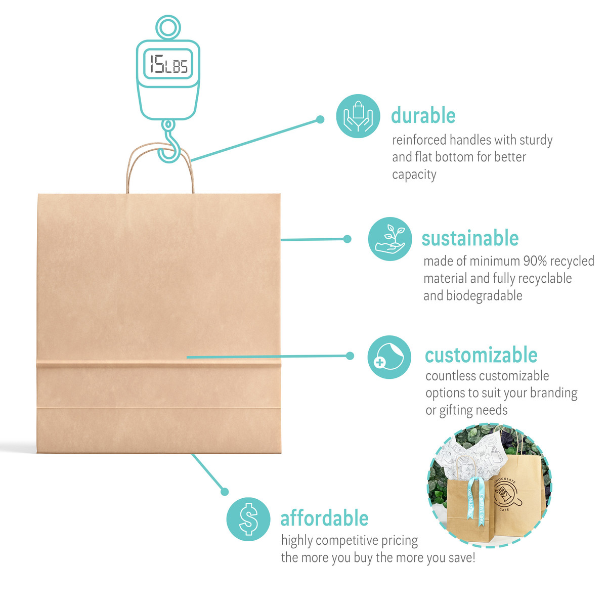 18 x 7 x 18.75in - Substitute Stock - 110gsm